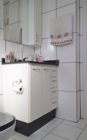 Apartamento à venda com 120m², 3 quartos e 1 vagaBanheiro da Suíte