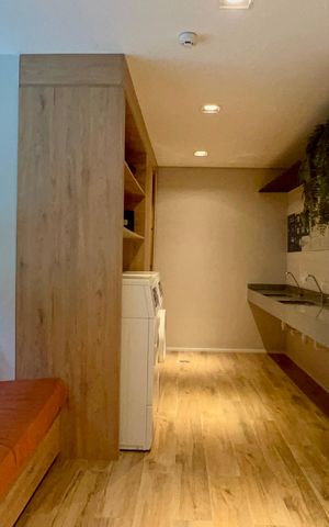 Studio para alugar com 31m², 1 quarto e sem vaga Studio para alugar com 31m², 1 quarto e sem vagaLavanderia