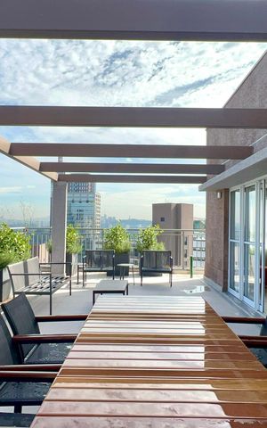 Studio para alugar com 31m², 1 quarto e sem vaga Studio para alugar com 31m², 1 quarto e sem vagaRooftop
