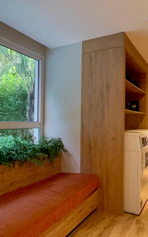 Studio para alugar com 31m², 1 quarto e sem vaga Studio para alugar com 31m², 1 quarto e sem vagaLavanderia