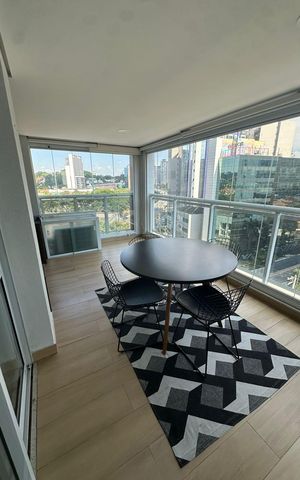 Apartamento para alugar com 45m², 1 quarto e 1 vagaVaranda