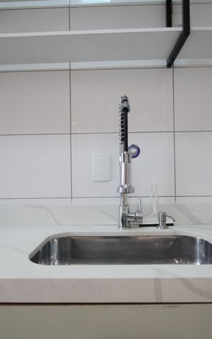 Apartamento para alugar com 45m², 2 quartos e 1 vagaCozinha - Torneira