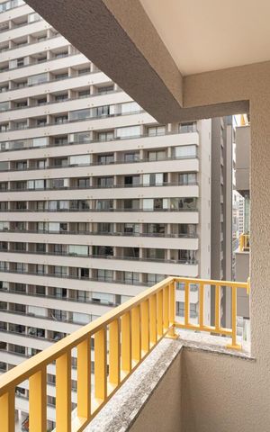 Apartamento à venda com 29m², 1 quarto e sem vagaVaranda