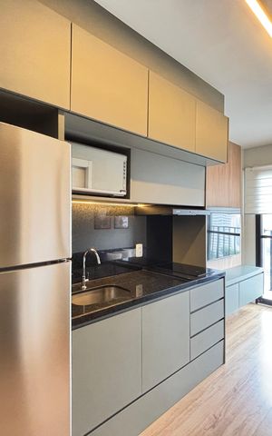 Apartamento para alugar com 26m², 1 quarto e sem vaga Apartamento para alugar com 26m², 1 quarto e sem vagaSala/Cozinha