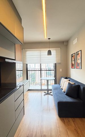 Apartamento para alugar com 26m², 1 quarto e sem vaga Apartamento para alugar com 26m², 1 quarto e sem vagaSala/Cozinha