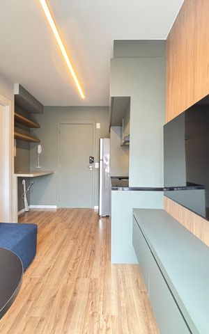 Apartamento para alugar com 26m², 1 quarto e sem vaga Apartamento para alugar com 26m², 1 quarto e sem vagaSala/Cozinha