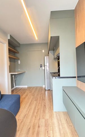 Apartamento para alugar com 26m², 1 quarto e sem vaga Apartamento para alugar com 26m², 1 quarto e sem vagaSala/Cozinha