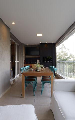 Apartamento à venda com 223m², 3 quartos e 4 vagasVaranda gourmet