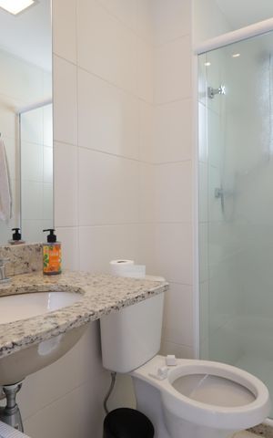 Apartamento à venda com 223m², 3 quartos e 4 vagasBanheiro da Suíte 1
