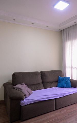 Apartamento à venda com 63m², 3 quartos e 2 vagas Apartamento à venda com 63m², 3 quartos e 2 vagasSala