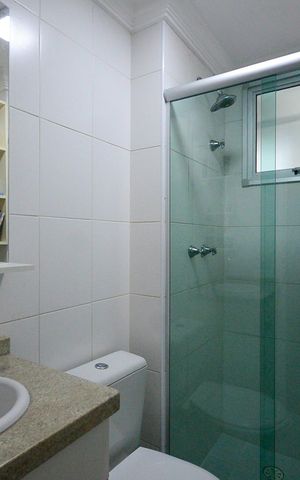 Apartamento à venda com 63m², 3 quartos e 2 vagas Apartamento à venda com 63m², 3 quartos e 2 vagasBanheiro Social