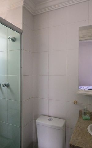 Apartamento à venda com 63m², 3 quartos e 2 vagas Apartamento à venda com 63m², 3 quartos e 2 vagasBanheiro da Suite