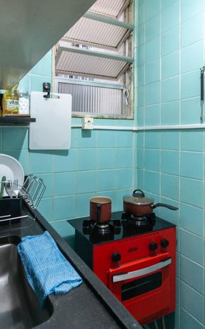Apartamento à venda com 32m², 1 quarto e sem vagaCozinha