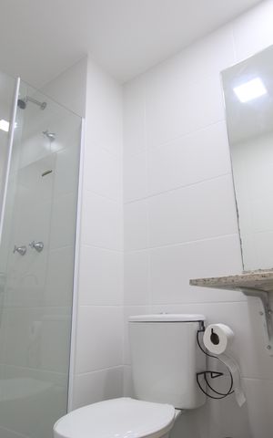 Apartamento para alugar com 65m², 2 quartos e 1 vagaBanheiro social