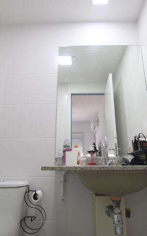 Apartamento para alugar com 65m², 2 quartos e 1 vagaBanheiro da suíte