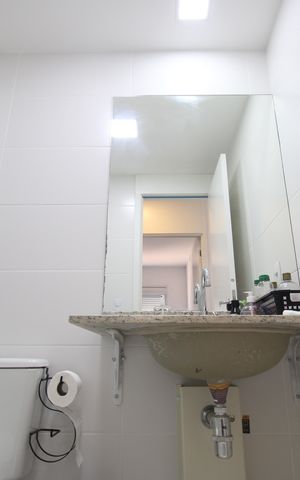 Apartamento para alugar com 65m², 2 quartos e 1 vagaBanheiro social