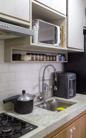 Apartamento para alugar com 36m², 2 quartos e sem vagaCozinha e Área de Serviço