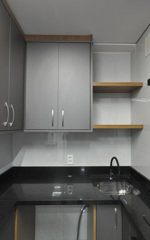 Apartamento à venda com 34m², 1 quarto e sem vagaCozinha e Área de Serviço