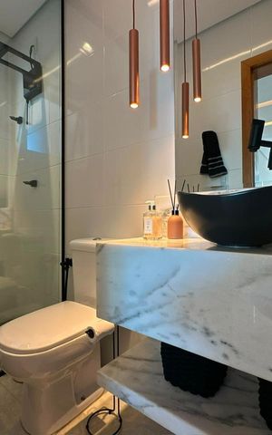 Apartamento à venda com 198m², 3 quartos e 2 vagasBanheiro da Suíte