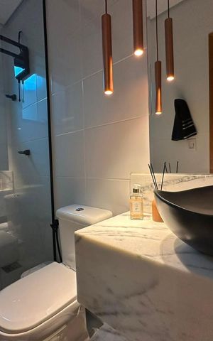 Apartamento à venda com 198m², 3 quartos e 2 vagasBanheiro da Suíte