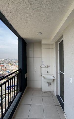 Apartamento à venda com 45m², 2 quartos e 1 vaga Apartamento à venda com 45m², 2 quartos e 1 vagaVaranda - Area de Serviço