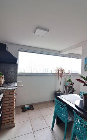 Apartamento à venda com 158m², 3 quartos e 3 vagasEspaço Gourmet