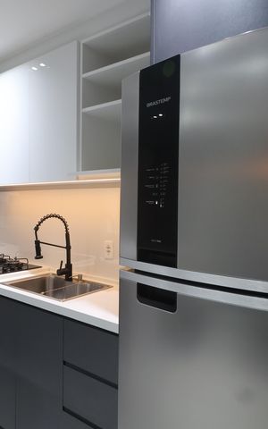 Apartamento à venda com 49m², 2 quartos e 1 vagaCozinha e Área de Serviço