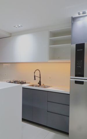 Apartamento à venda com 49m², 2 quartos e 1 vagaCozinha e Área de Serviço