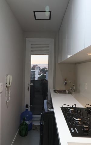 Apartamento à venda com 49m², 2 quartos e 1 vagaCozinha e Área de Serviço