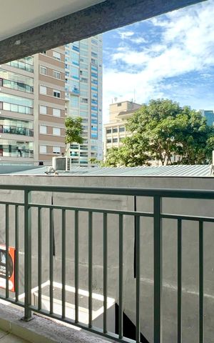 Studio à venda com 31m², 1 quarto e sem vaga Studio à venda com 31m², 1 quarto e sem vagaVaranda