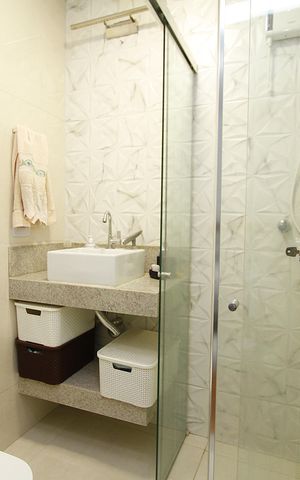 Apartamento à venda com 116m², 3 quartos e 1 vagaBanheiro da Suíte
