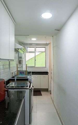 Apartamento à venda com 80m², 2 quartos e 1 vagaCozinha e Área de Serviço
