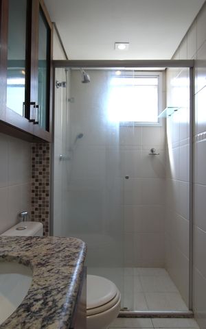 Apartamento à venda com 81m², 2 quartos e 2 vagasBanheiro Social