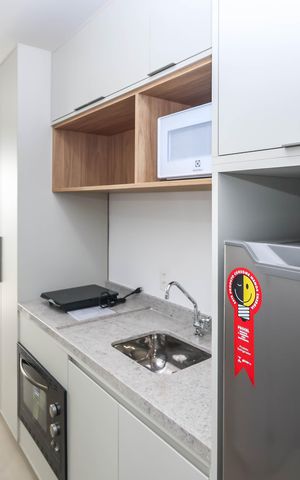 Studio para alugar com 30m², 1 quarto e sem vagaCozinha