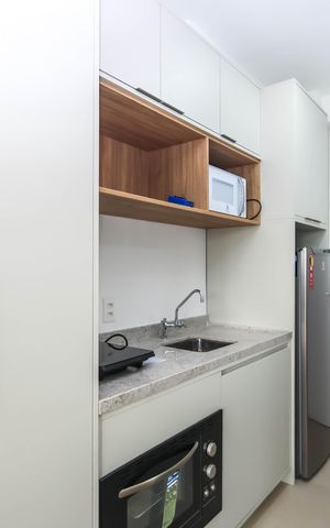 Studio para alugar com 30m², 1 quarto e sem vagaCozinha