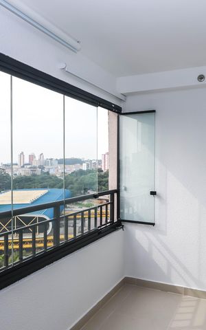 Studio para alugar com 30m², 1 quarto e sem vagaVaranda