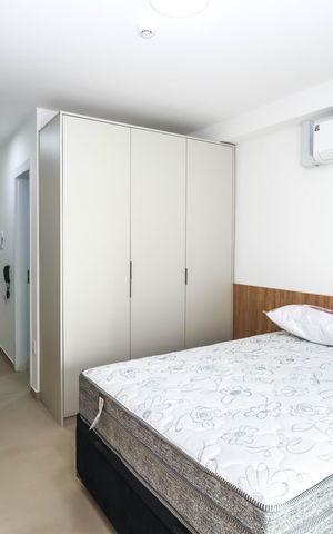 Studio para alugar com 30m², 1 quarto e sem vagaQuarto