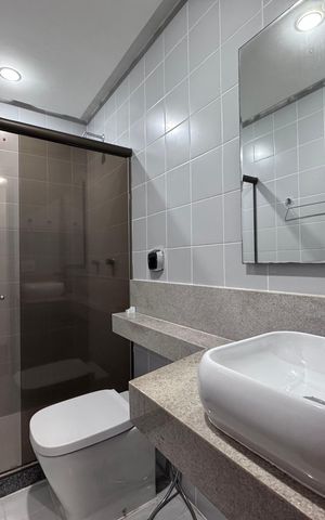 Apartamento para alugar com 205m², 3 quartos e 2 vagas Apartamento para alugar com 205m², 3 quartos e 2 vagasBanheiro Social