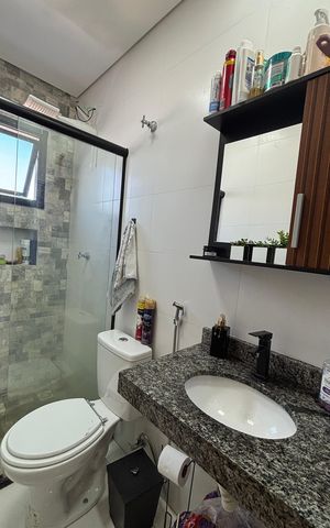 Apartamento à venda com 100m², 2 quartos e 2 vagas Apartamento à venda com 100m², 2 quartos e 2 vagasBanheiro