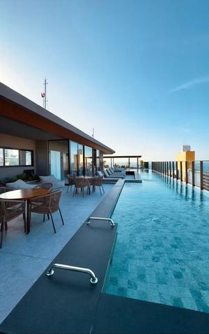Apartamento para alugar com 27m², 1 quarto e 1 vaga Apartamento para alugar com 27m², 1 quarto e 1 vagaÁrea externa