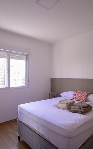 Apartamento para alugar com 55m², 1 quarto e 1 vaga Apartamento para alugar com 55m², 1 quarto e 1 vagaQuarto