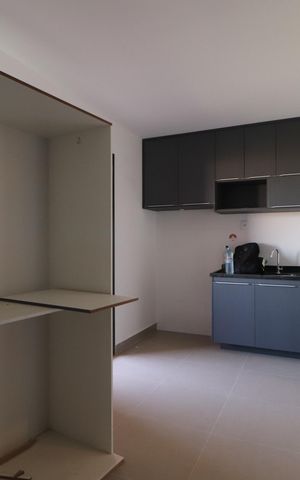 Apartamento para alugar com 44m², 1 quarto e 1 vagaSala/Cozinha