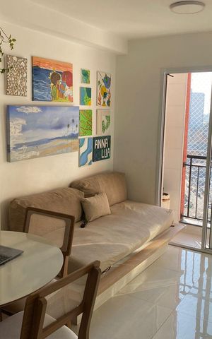 Apartamento à venda com 30m², 1 quarto e sem vaga Apartamento à venda com 30m², 1 quarto e sem vagaSala