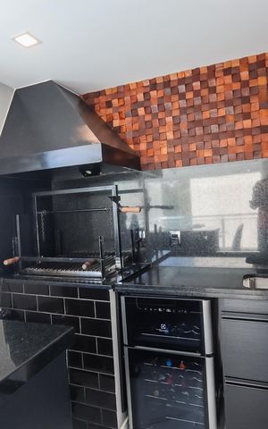 Apartamento à venda com 109m², 3 quartos e 2 vagas Apartamento à venda com 109m², 3 quartos e 2 vagasVaranda com churrasqueira