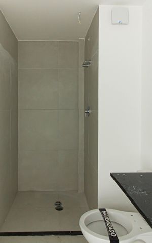 Studio para alugar com 27m², 1 quarto e sem vaga Studio para alugar com 27m², 1 quarto e sem vagaBanheiro