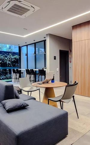 Studio para alugar com 27m², 1 quarto e sem vaga Studio para alugar com 27m², 1 quarto e sem vagaSalão de Festas