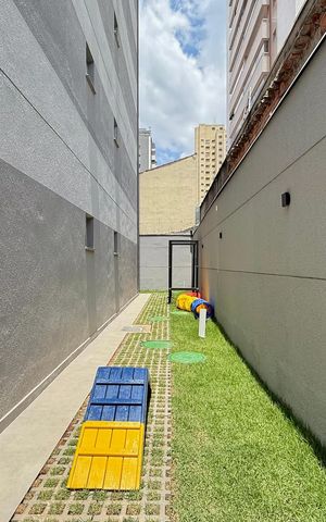 Studio à venda com 27m², 1 quarto e sem vaga Studio à venda com 27m², 1 quarto e sem vagaÁrea comum - Espaço Pet