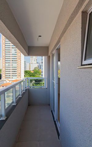 Studio à venda com 27m², 1 quarto e sem vaga Studio à venda com 27m², 1 quarto e sem vagaVaranda