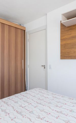 Apartamento à venda com 37m², 2 quartos e 2 vagasQuarto 1