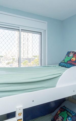 Apartamento à venda com 37m², 2 quartos e 2 vagasQuarto 2
